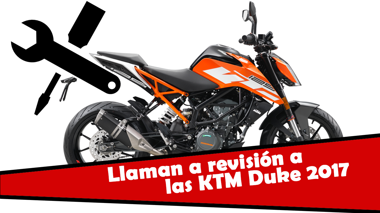 Llamadas a revisión KTM Duke 125 y 390 – Arte Motor